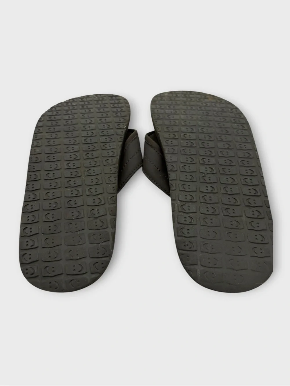 Sanuk Beer Cozy Black Flip Flop With Cushion Footbed Size 8 Nice!!